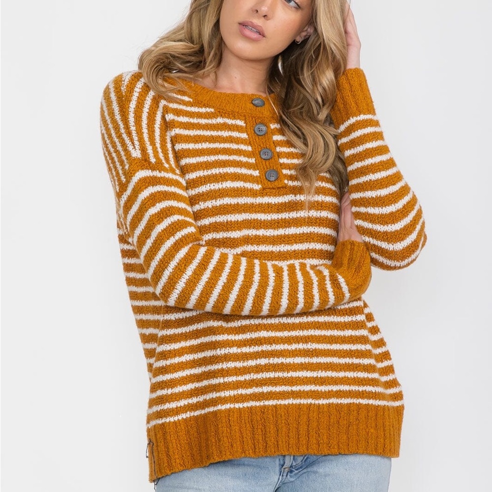 American Eagle jegging fit waffle knit oversized and Striped Sweater
